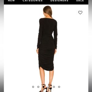 Norma Kamali Black Tara Dress